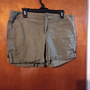 Women's Olive Green Shorts